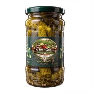 CASTRAVEȚI MURAȚI 3-6cm 350g COMANDA MINIMA 6 bucati din gama DOR SI GUST!