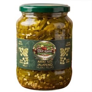 ARDEI IUȚI JALAPENO MURAȚI, FELIAȚI 680g COMANDA MINIMA 6 bucati din gama DOR SI GUST!