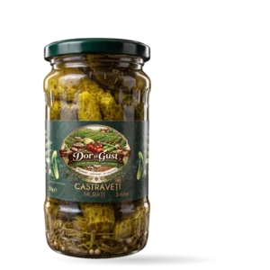 CASTRAVEȚI MURAȚI 3-6cm 350g COMANDA MINIMA 6 bucati din gama DOR SI GUST!